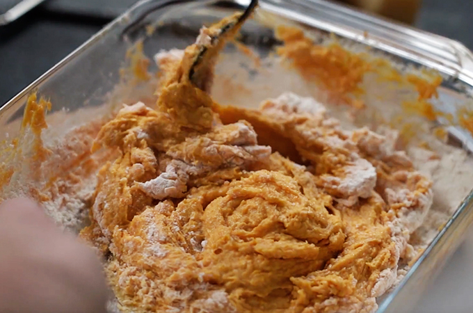 Hacer noquis de calabaza caseros