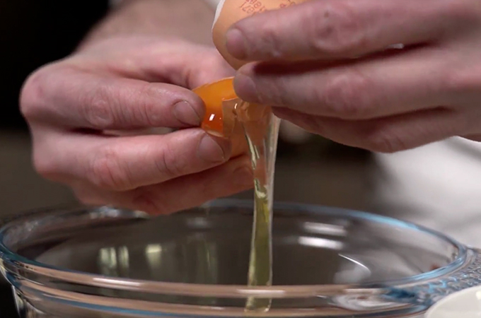 Preparación postre ligero